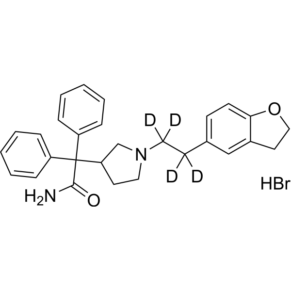 (±)-Darifenacin-d4 HBr-UK-88525-d4 HBr 2747914-16-3
